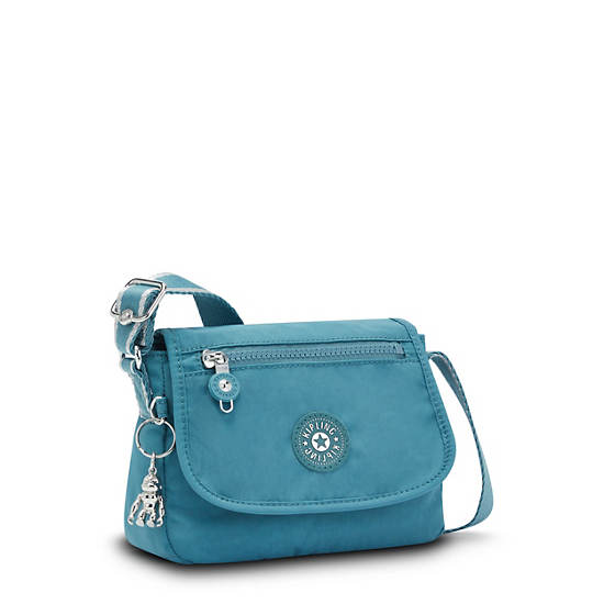 Sac Mini Kipling Sabian Crossbody Turquoise | FR 1873VR